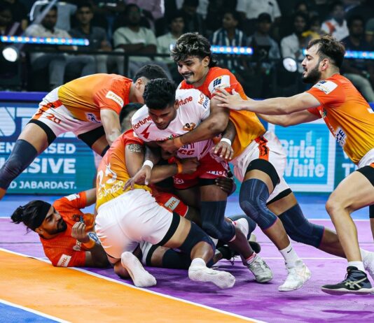 PKL 12: Puneri Paltan crush Gujarat Giants with 22-point rout