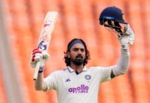 India vs West Indies: KL Rahul celebrates breaking Test hundred drought at home with a whistle – Watch