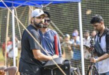 Rohit Sharma scolds security guard from stopping a fan after hitting his own Lamborghini with a shot – Watch