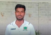 Akash Choudhary lights up Ranji Trophy with 11-ball fifty, hits eight consecutive sixes