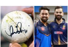 Virat Kohli gifts signed match ball to Gujarat spinner after Vijay Hazare Trophy dismissal