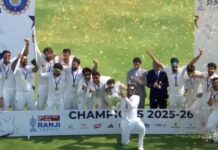 J&K crowned Ranji Trophy champions for the first time in 67 years