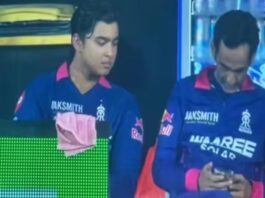 IPL 2026: Rajasthan Royals manager under fire for dugout phone use