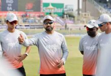 Rohit Sharma steals the spotlight at India’s white-ball training session
