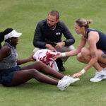 Serena Williams’ Queen’s Club return hit by doubt after doubles partner Mboko suffers injury
