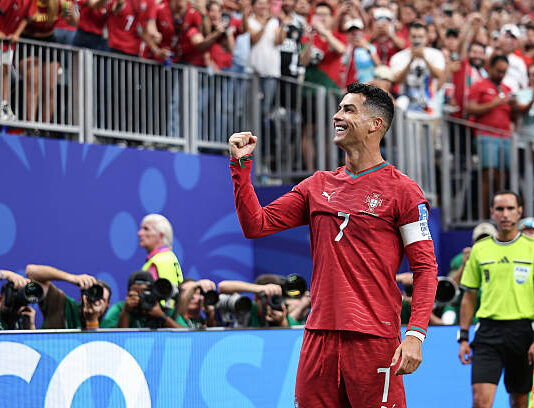 Cristiano Ronaldo becomes first player to score in six World Cups as Portugal beat Uzbekistan