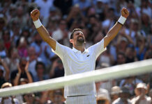 Novak Djokovic reaches Wimbledon last 16 after equalling Roger Federer’s record