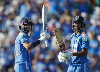 1st ODI: India hold nerve after mid-innings wobble to defeat England