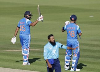 Rohit Sharma’s hundred not enough as England seal series with 27-run win